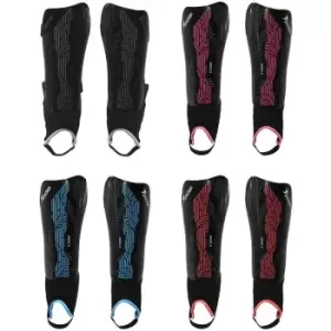 Image of Precision Origin.0 Shin & Ankle Guards - Small - Black/Cyan