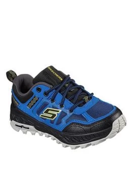 Image of Skechers Fuse Tread Trainers - Blue/Black, Size 1.5 Older
