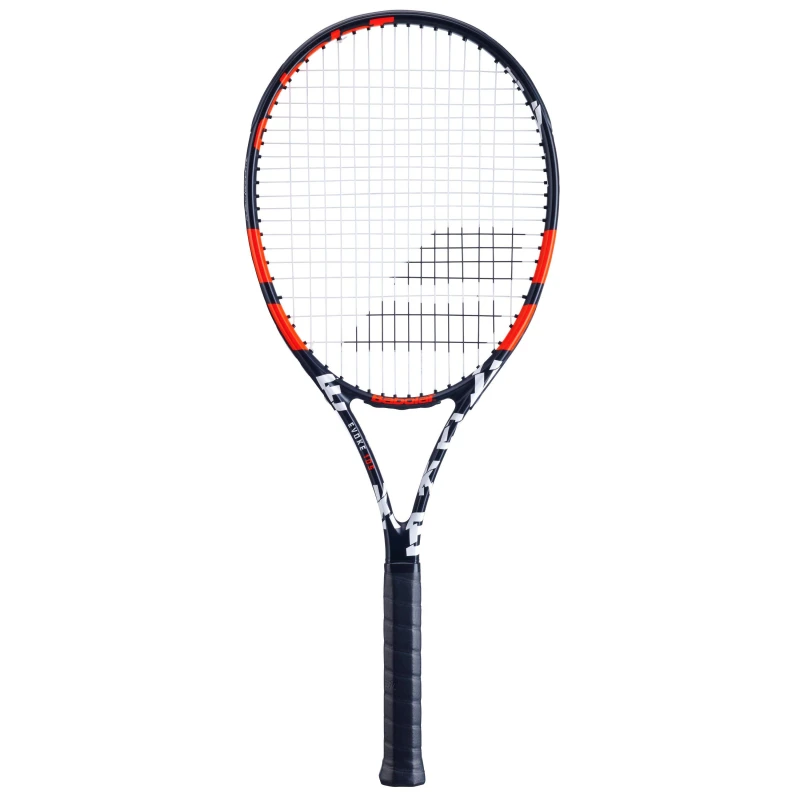 Image of Babolat Evoke 105 Strung Tennis Racket Adults - Orange Orange L2