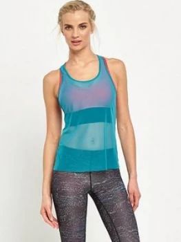 Image of New Balance Mesh Tank Turquoise Size XL Women