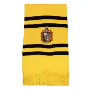 Harry Potter Unisex Adult Hufflepuff Scarf (One Size) (Yellow)