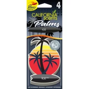 California Car Scents Ice Car Air freshener (Case Of 4)