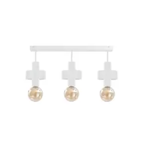 Image of Unica Ceiling Spotlight Bar White, 60cm, 3x E27
