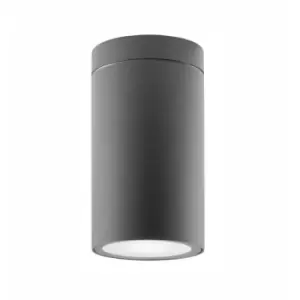 Image of Dayton Surface Mounted Downlight Dark Grey Aluminium, Glass LED GU10 1x7W IP54 - Merano