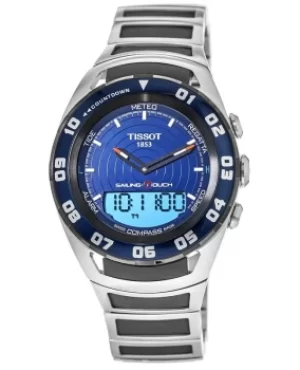 image of Tissot T-Touch Sailing Blue Dial Mens Watch T056.420.21.041.00 T056.420.21.041.00