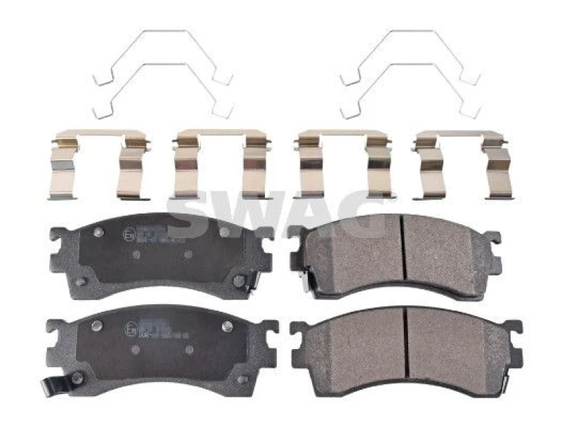 Image of Brake pad set SWAG 83 91 6198