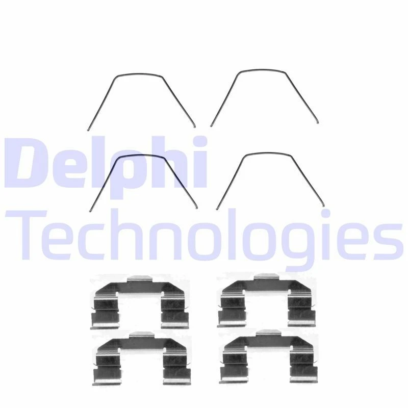 Image of DELPHI Brake pad fitting kit DELPHI LX0421