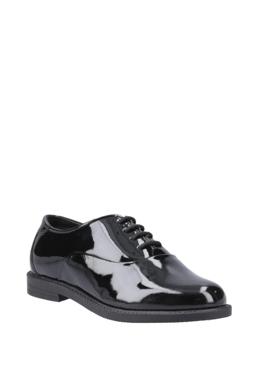 Image of Hush Puppies Womens Nellie Patent Shoe in Black Size: 1 Black Female 1
