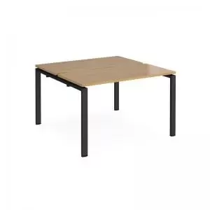 Image of Adapt starter units back to back 1200mm x 1200mm - Black frame and oak