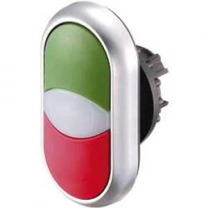 Image of Double head pushbutton White Black