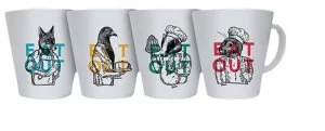 image of OLPRO EAT OUT Melamine Mug Pack of 4