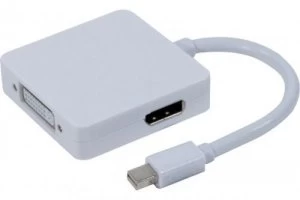 image of Mini Dp 1.1 To Dvi HDMI Dp Adapter