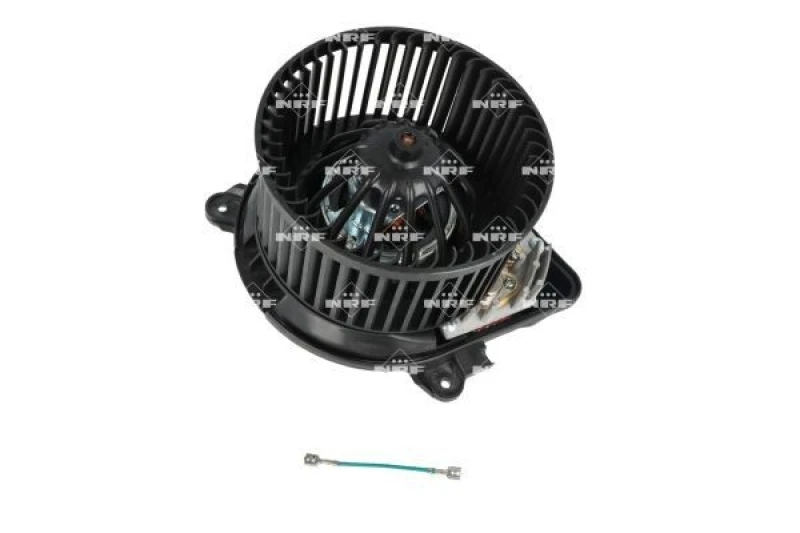 Image of NRF 34127 Blower Motor EASY FIT for left-hand drive vehicles, without integrated regulator, with adapter Interior Blower (2669)