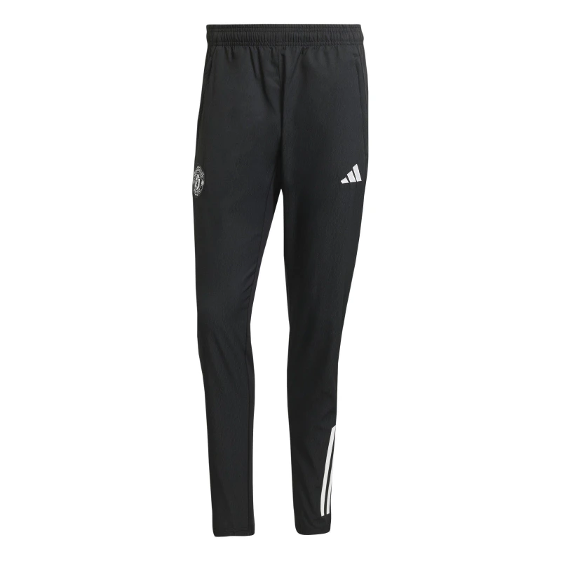 Image of adidas Manchester United Pre Match Tracksuit Bottoms 2025 2026 Mens Licensed Tracksuit Bottoms S Black 37970803350