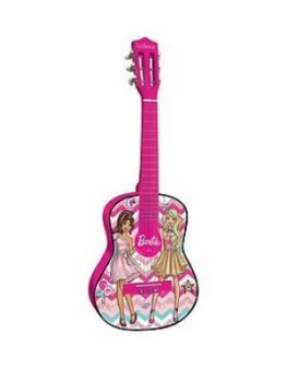 image of Lexibook Barbie Wooden Acoustic Guitar