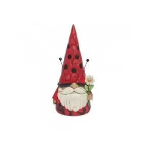 Image of Ladybug Gnome Figurine