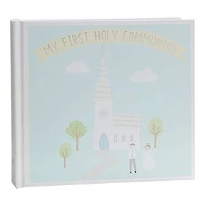 image of 4" x 6" - Faith & Hope 1st Communion Photo Album - Blue