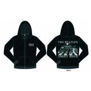 Image of The Beatles Abbey Road Mens Hoodie Black: Large