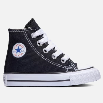 Converse Toddlers Chuck Taylor All Star Hi - Top Tainers - Black - UK 10 Toddler