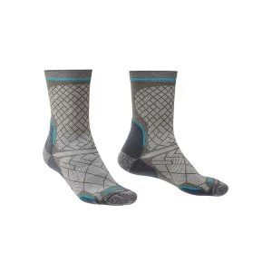 Image of Bridgedale HIKE Ultra Light Coolmax Performance - Extra Large Grey/Dk Grey