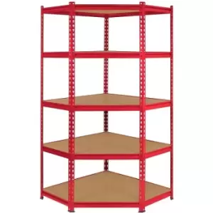 image of Monster Racking - Z-Rax Corner Racking Garage Shelving / 90cm x 183cm x 45cm - Red