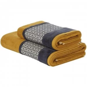 image of Linea Linea Design Towel - Chartreuse