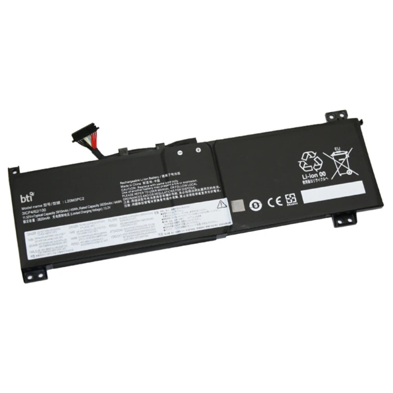 Image of BTI BTI L20D3PC2 compatible 45Wh 3-cell battery for Lenovo IDEAPAD GAMING 3-15ACH6 L20D3PC2-BTI
