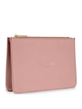 image of Katie Loxton Stylish Structured Pouch - Hello Beautiful