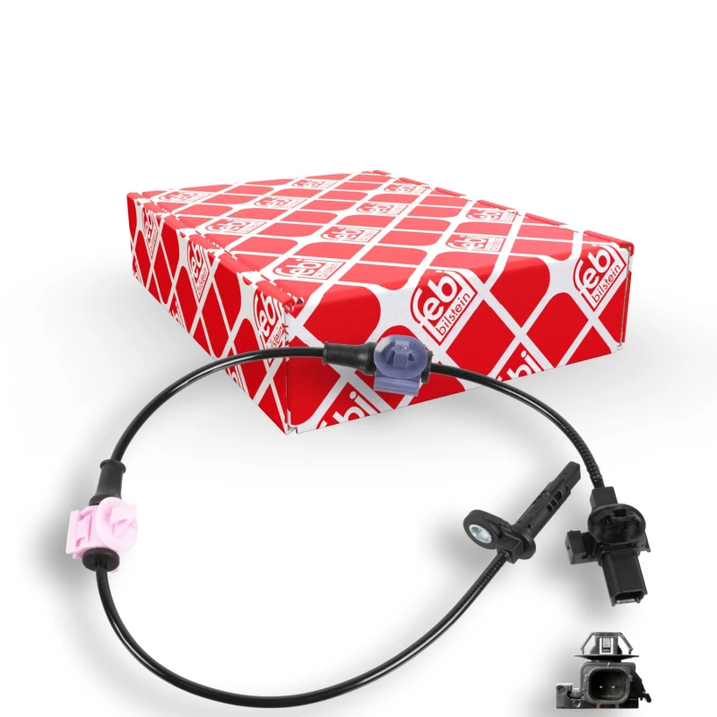 Image of FEBI BILSTEIN 172075 ABS Sensor Rear Axle Left Sensor,wheel speed (412)