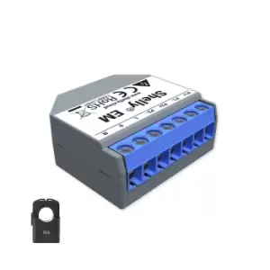 Image of Shelly EM + 2 x 120A Clamp Electronic Domestic Blue, Grey