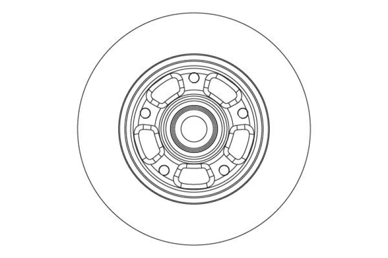 Image of Brake disc TRW DF6549BS