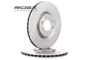 Image of RIDEX Brake disc OPEL,PEUGEOT,CITROEN 82B0616 1611841780,1618864980,424964 Brake rotor,Brake discs,Brake rotors 424980,424981,424986,4249J8,9801876680