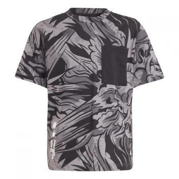 Image of adidas ARKD3 Pocket Tee Boys - Black/White