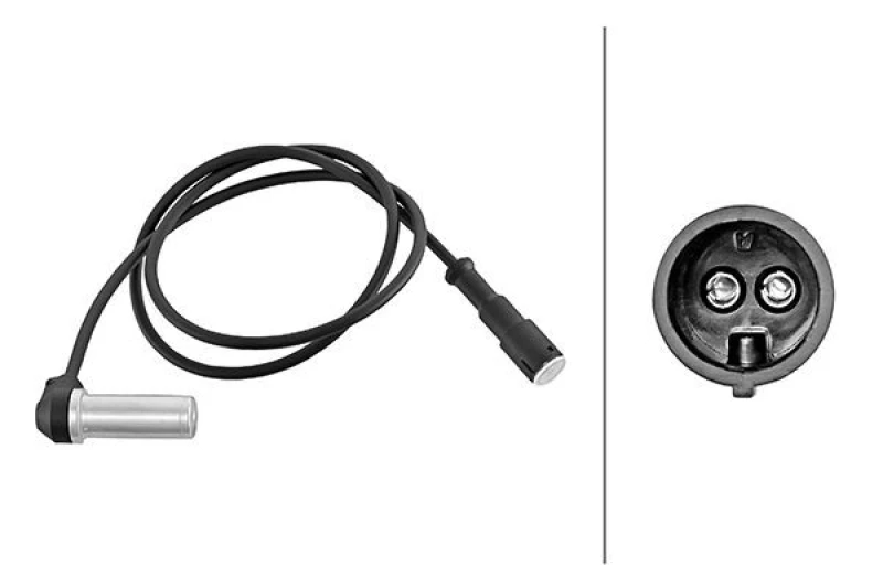 Image of HELLA ABS sensor HELLA 6PU 230 048-301
