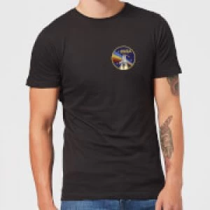 Image of NASA Vintage Rainbow Shuttle T-Shirt - Black - XXL