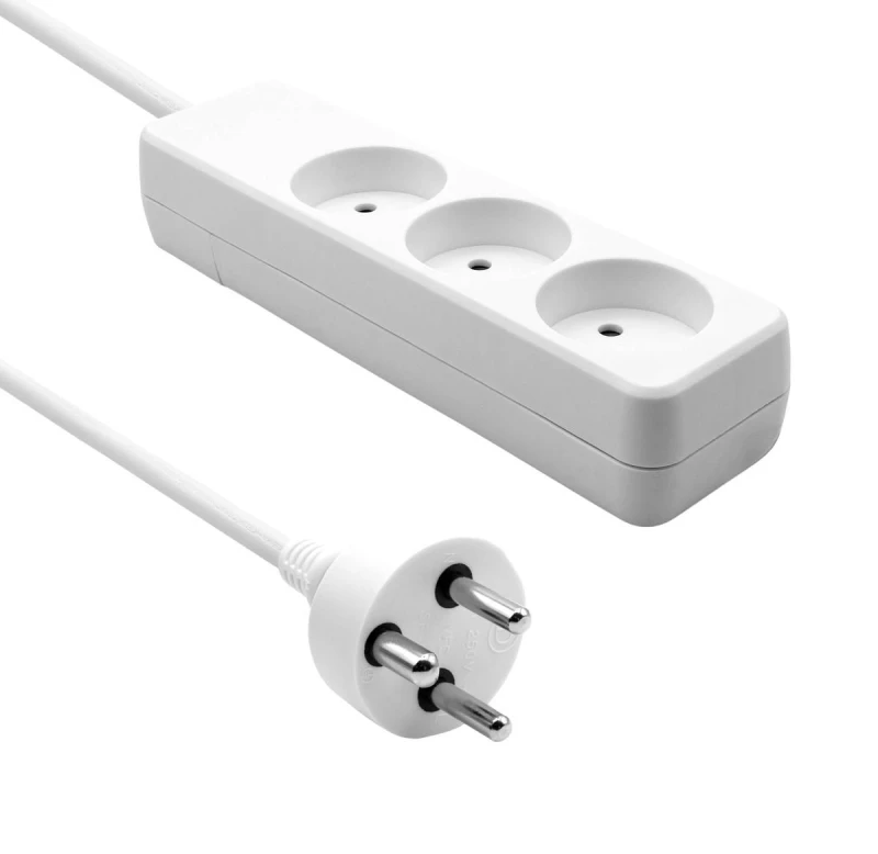 Image of Microconnect MC-GRU0350DK power extension 5m 3 AC outlet(s) Indoor Wh