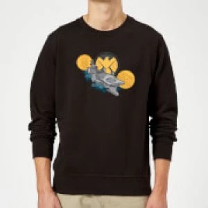 Image of Marvel S.H.I.E.L.D. Helicarrier Sweatshirt - Black - 5XL