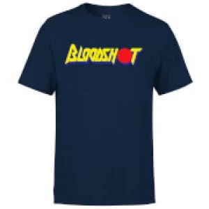 image of Valiant Comics Classic Bloodshot Logo T-Shirt - L - Navy