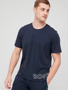 Image of BOSS Bodywear Identity Lounge T-Shirt - Navy Size M Men
