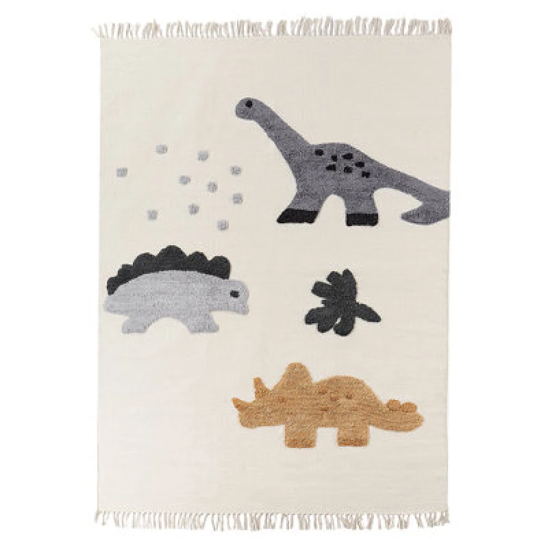 Image of Beliani Kids Rug Gharta Multicolour 140 X 200 Cm Cotton