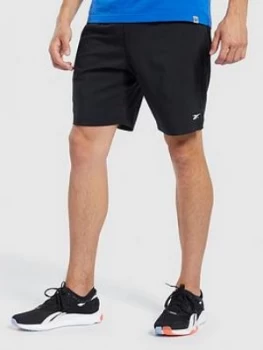 image of Reebok Workout Woven Short, Black Size M Men