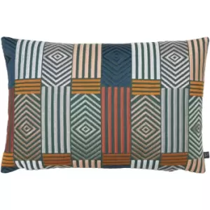 image of Blake Geometric Cushion Autumn, Autumn / 40 x 60cm / Polyester Filled