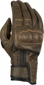 Image of Furygan James Evo Rusted D3O Motorcycle Gloves, brown, Size 2XL, brown, Size 2XL