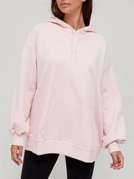 Image of Puma Classics Oversized Hoodie - Pink, Size L, Women