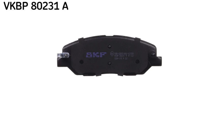 Image of SKF Brake pad set SKF VKBP 80231 A