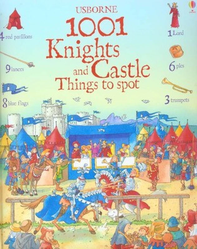 Image of Usborne 1001 Knights and Castle Things to Spot by Hazel Maskell and Teri Gower and Anna Milbourne Hardback