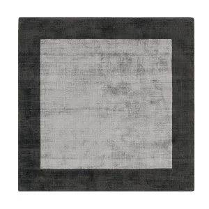 Image of Asiatic Blade Rug - 200 x 200cm - Charcoal/Silver