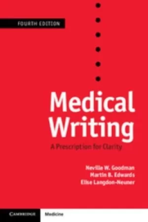 Image of Medical writing by N. W Goodman