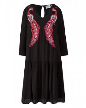 image of Junarose Embroidered Smock Dress