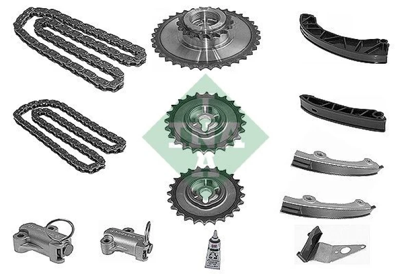 Image of INA 559 1863 30 Timing Chain Kit with camshaft gear Timing Chain Kit (1389)